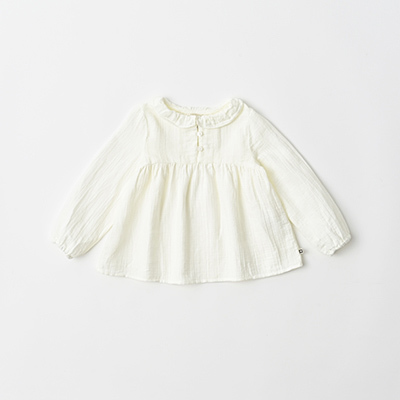 y9/16܂SALE 50%OFFzBONTON 2022AW KIDS BLOUSEiU135 CREME BON j4A-10A