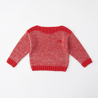 y9/16܂SALE 50%OFFzBONTON 2022AW KIDS PULLOVERiU302CHINE ROUGE BLEU j4A-10A