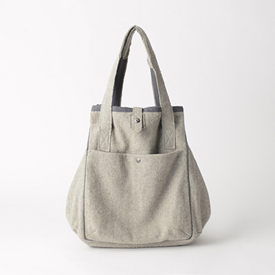 LILI et NENE KHADI & CO（カディー＆コー） KHADI & CO bag wool（stone ）TU