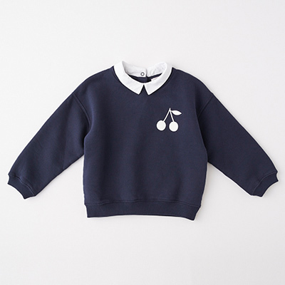 LILI et NENE キッズ BONPOINT 2023AW KIDS SWEATSHIRT CLAUDIA（170 UPB MARINE ）10A