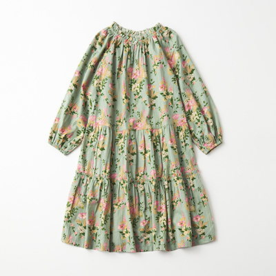 LILI et NENE キッズ BONTON 2023AW KIDS FELICIE ROBE FILLE（FLEUR