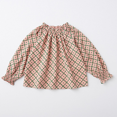 LILI et NENE キッズ BONTON 2023AW KIDS FICELLE BLOUSE FILLE（IMP