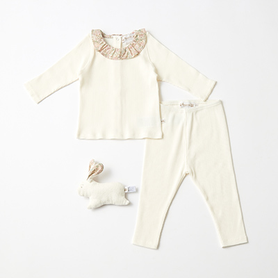 LILI et NENE ベビー BONPOINT 2023AW BABY KIT DAISIE（002 BLANC