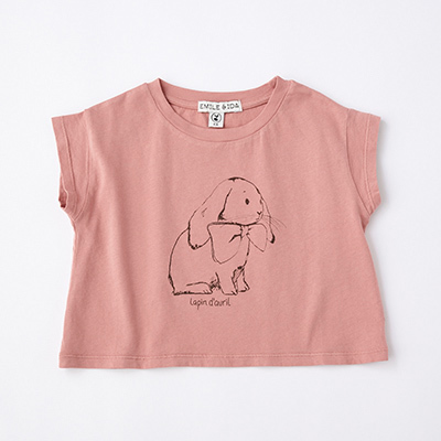 LILI et NENE キッズ EMILE ET IDA 2024SS KIDS TEE SHIRT COTON BIO