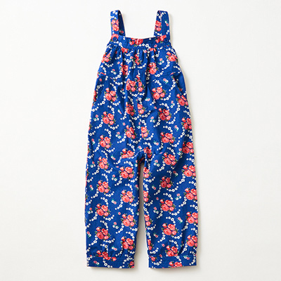 LILI et NENE キッズ CARAMEL 2024SS KIDS GOBI DUNGAREE（ROSE POSY PRINT-BLUE）8A