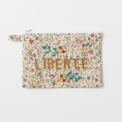 CSAO Embroidered pouch MM LIBERTE