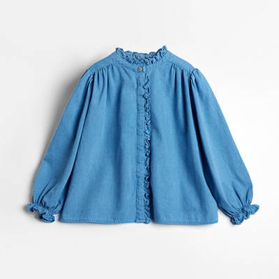 C'ERA UNA VOLTA 2024AW KIDS Francesca ShirtiDBL Denim Bluej8A