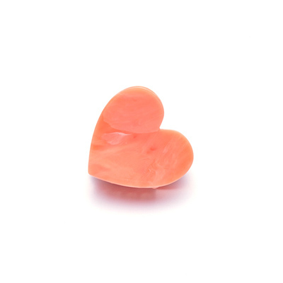 COUCOU SUZETTE PINK HEART HAIR CLAW