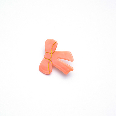 COUCOU SUZETTE Pink Ribbon Hair clip