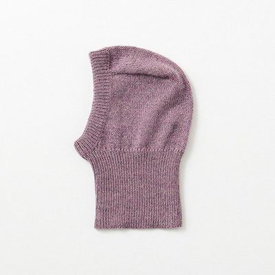 SERENDIPITY ORGANICS 2024AW KIDS Alpaca Balaclava iHeather - KnitwarejM-L