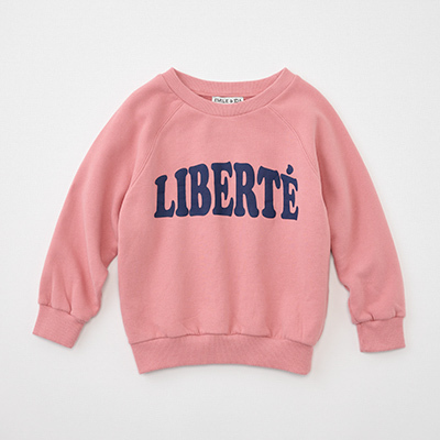 EMILE ET IDA 2024AW KIDS SWEAT SHIRT LIBERTEiBLUSHj4A-6A