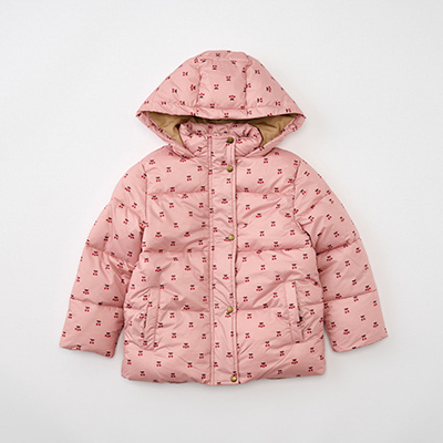 EMILE ET IDA 2024AW KIDS DOUDOUNEiROSE CERISEj4A-6A