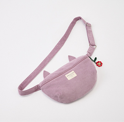 EMILE ET IDA 2024AW KIDS SAC BANANE A OREILLESiMAUVEj