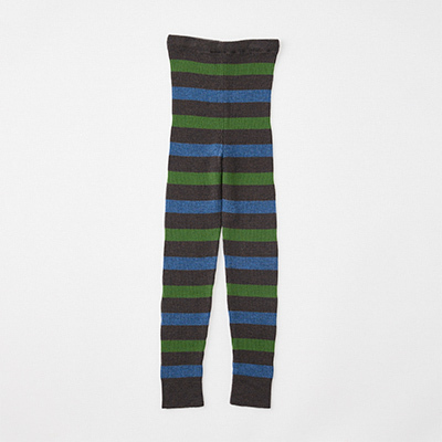 MABLI 2024AW KIDS SYLFAEN SKINNY LEGS - UMST / CHILD KNITTED WOOL PANTSiUMBER STRIPE/Fj6A