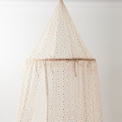 KONGES SLOEJD BED CANOPY TULLEiETOILE MULTI SPARKLEj