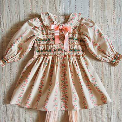 BONJOUR 2024AW KIDS ROMANTIC LONG TUNIQUE iflowerj4A-6A