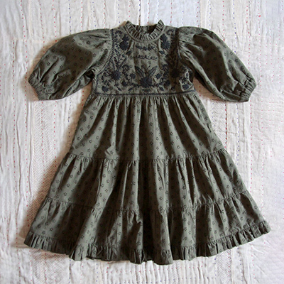 BONJOUR 2024AW KIDS MARGOT LONG DRESS igreenj6A