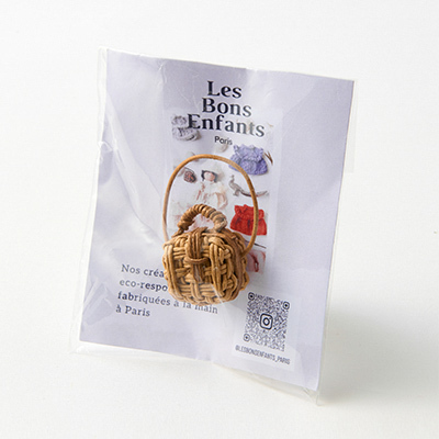 LES BONS ENFANTS PARIS Mini Pochette PanieriNaturalj