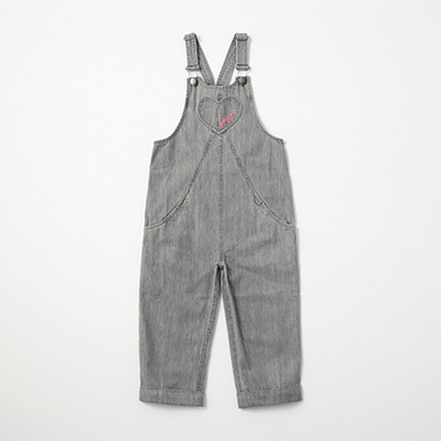 BONTON 2024AW KIDS Salopette JuneiU901 CHAMBRAY GRISj4A-6A