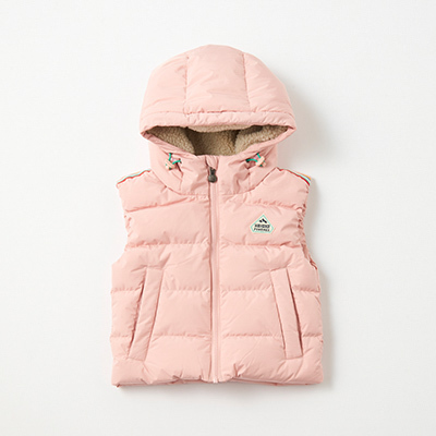 BONTON 2024AW KIDS Doudoune Sans Manches WolfiU404 PEACH WHIPj10A