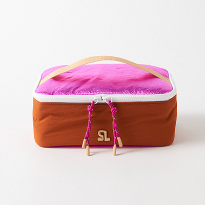 STICKY LEMON cooler bag | better together | glossy magenta + gravel orange