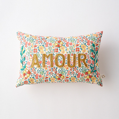 CSAO Mini coussin brode AMOUR